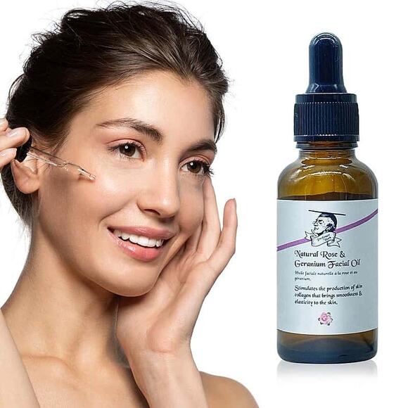 NEW SEPHORA Professor Herb Natural Rose & Geranium Facial Oil Skin Face Serum - Picture 3 of 7